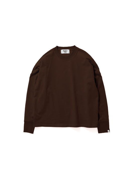 Basic Long Sleeve T Shirts / Brown(ベーシックロングスリーブ ティーシャツ/ブラウン)