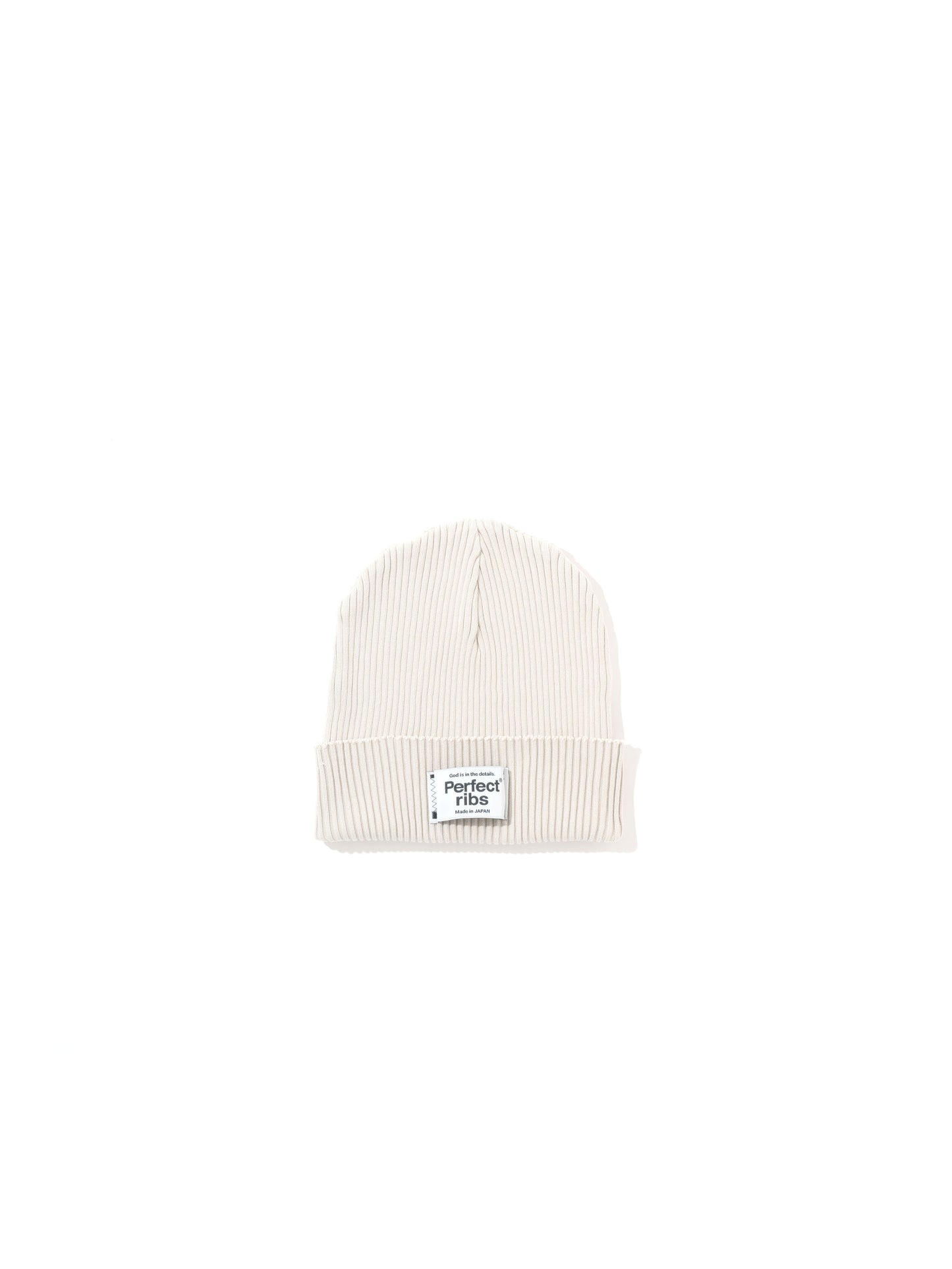 Basic Rib Beanie Cap / Ivory(ベーシック リブ ビーニー キャップ/アイボリー)