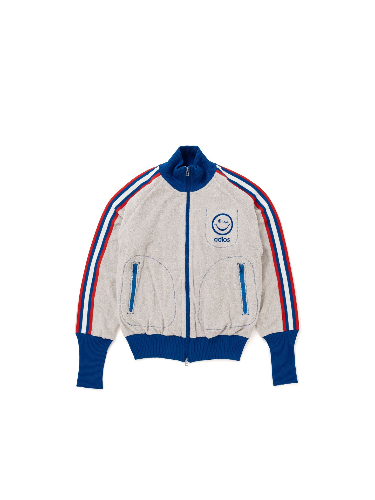 【Perfect ribs®︎×A LOVE MOVEMENT】Pile Track Jersey / White(パイルトラックジャージー/ホワイト)