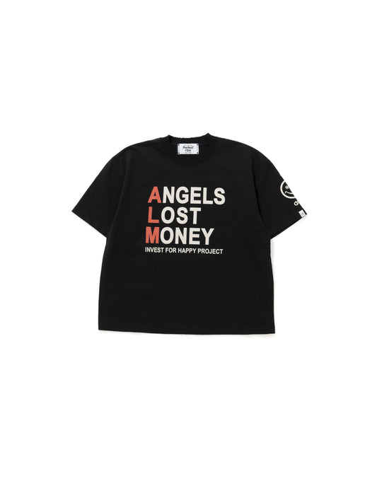 【Perfect ribs®︎×A LOVE MOVEMENT】LOST ANGELS / Basic Short Sleeve T Shirts / Black(ベーシックショートスリーブティーシャツ/ブラック)