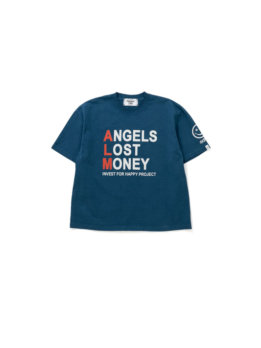 【Perfect ribs®︎×A LOVE MOVEMENT】LOST ANGELS / Basic Short Sleeve T Shirts / Sea Blue(ベーシックショートスリーブティーシャツ/シーブルー)