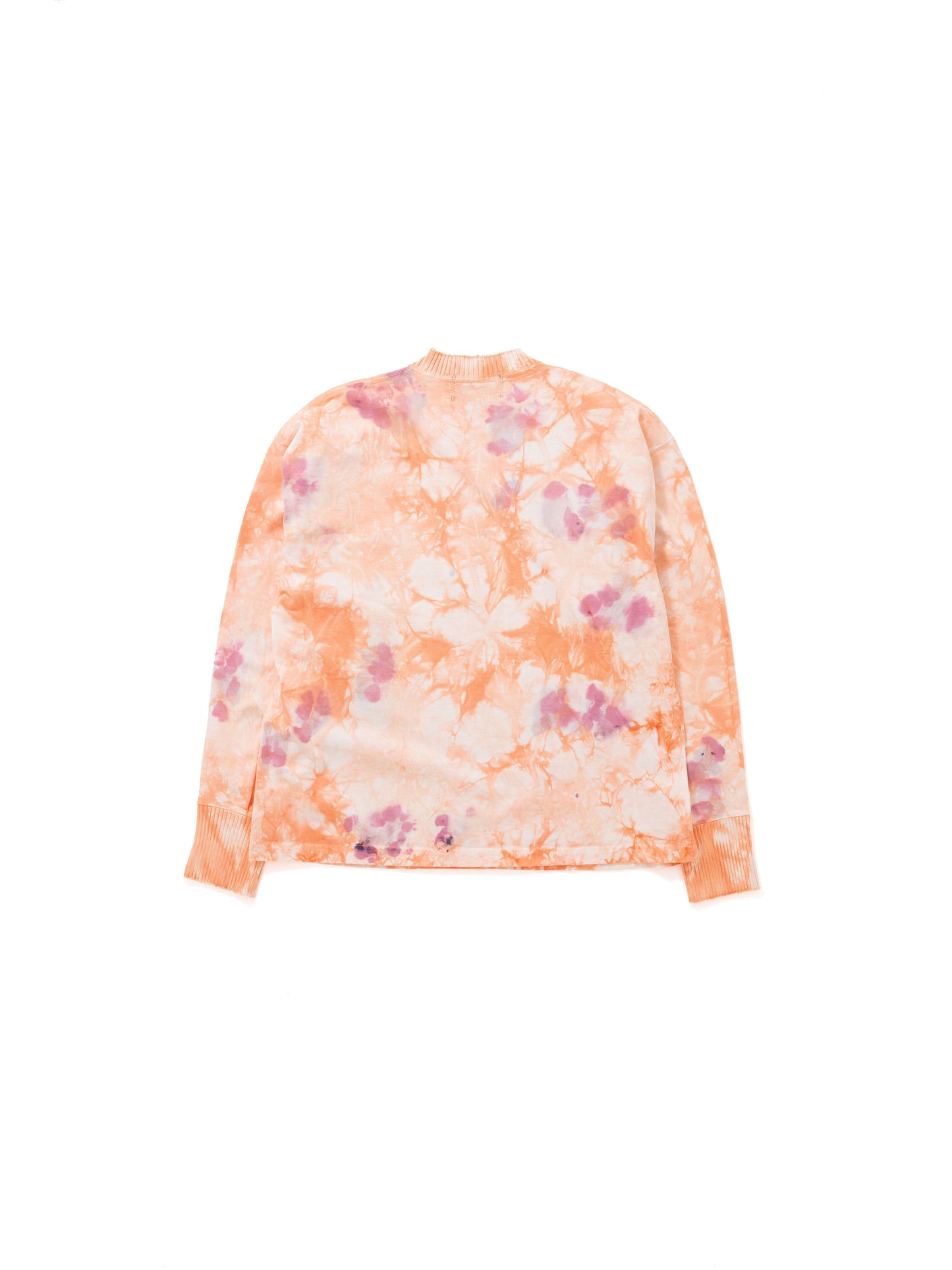 Basic Long Sleeve T Shirts (Tie dye) / Orange(ベーシックロングスリーブティーシャツ/オレンジ)