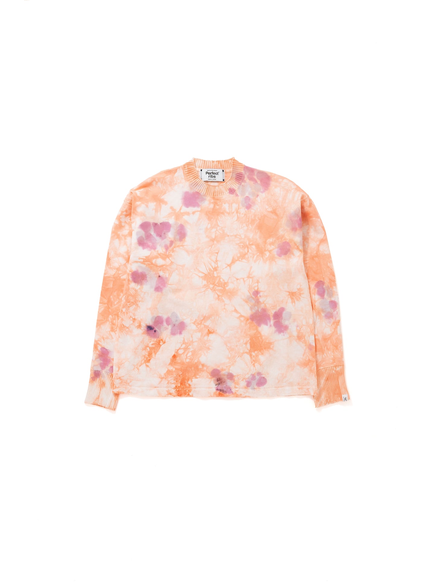 Basic Long Sleeve T Shirts (Tie dye) / Orange(ベーシックロングスリーブティーシャツ/オレンジ)