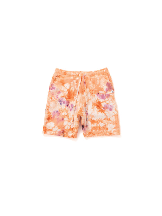 Basic Sweat Short Pants (Tie dye) / Orange(ベーシックスウェットショートパンツ/オレンジ)