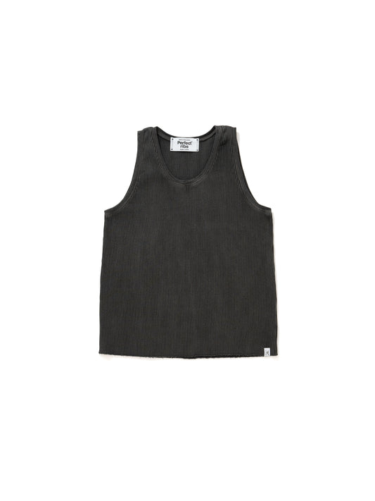 Rib Tank Top / Fade Black(リブタンクトップ/フェードブラック)