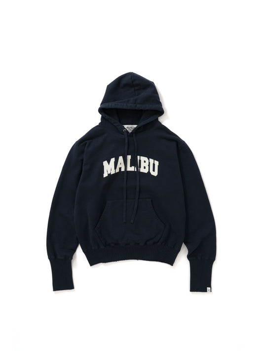 【Perfect ribs®︎×A LOVE MOVEMENT】"MALIBU / Help Us" Basic Hoodie / Navy(ベーシック フーディー/ネイビー)