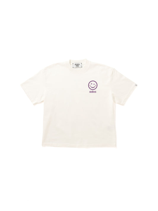 【Perfect ribs®︎×A LOVE MOVEMENT】"ART LOVE MUSIC" Basic Short Sleeve T Shirts / White(ベーシックショートスリーブティーシャツ/ホワイト)
