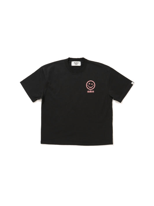 【Perfect ribs®︎×A LOVE MOVEMENT】"ART LOVE MUSIC" Basic Short Sleeve T Shirts / Black(ベーシックショートスリーブティーシャツ/ブラック)