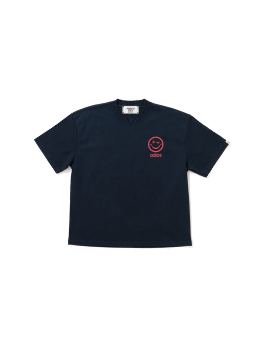 【Perfect ribs®︎×A LOVE MOVEMENT】"ART LOVE MUSIC" Basic Short Sleeve T Shirts / Navy(ベーシックショートスリーブティーシャツ/ネイビー)