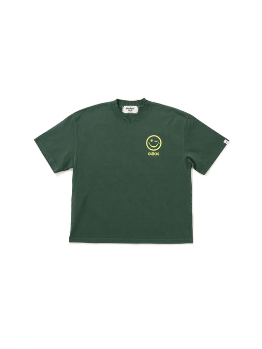 【Perfect ribs®︎×A LOVE MOVEMENT】"ART LOVE MUSIC" Basic Short Sleeve T Shirts / Olive Green(ベーシックショートスリーブティーシャツ/オリーブグリーン)