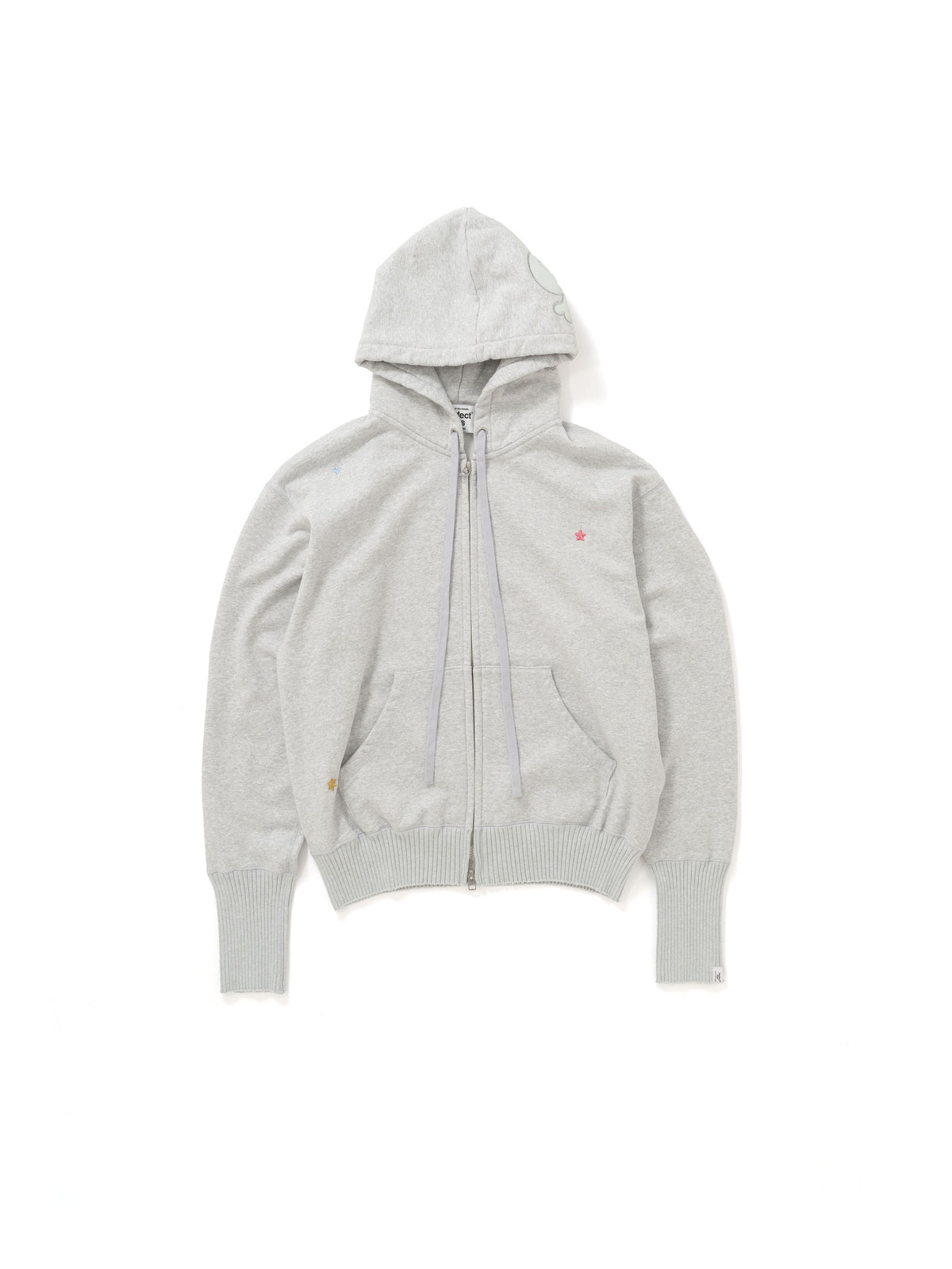 【Perfect ribs®︎ × HAROSHI】Basic Zip Hoodie / Heather Gray(ベーシック ジップフーディー/ヘザーグレー)
