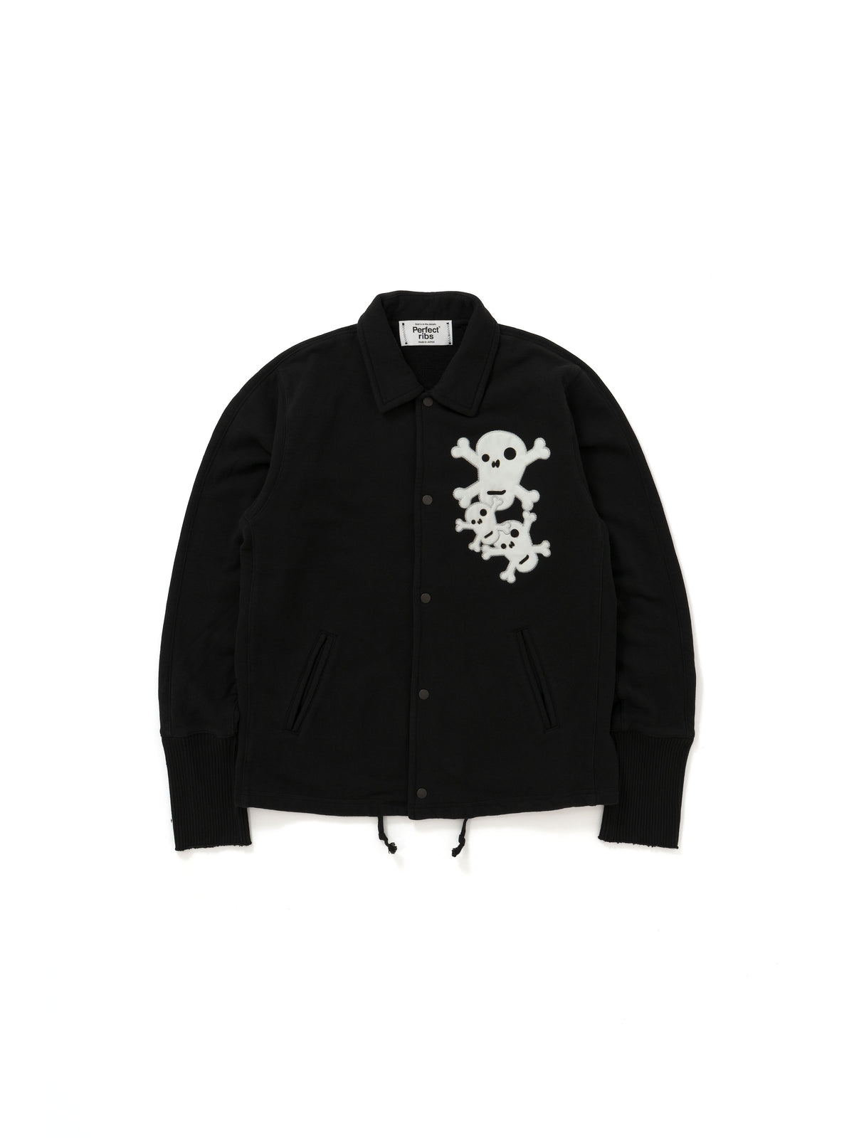 【Perfect ribs®︎ × HAROSHI】Basic Coach Jacket / Black(ベーシック コーチジャケット/ブラック)