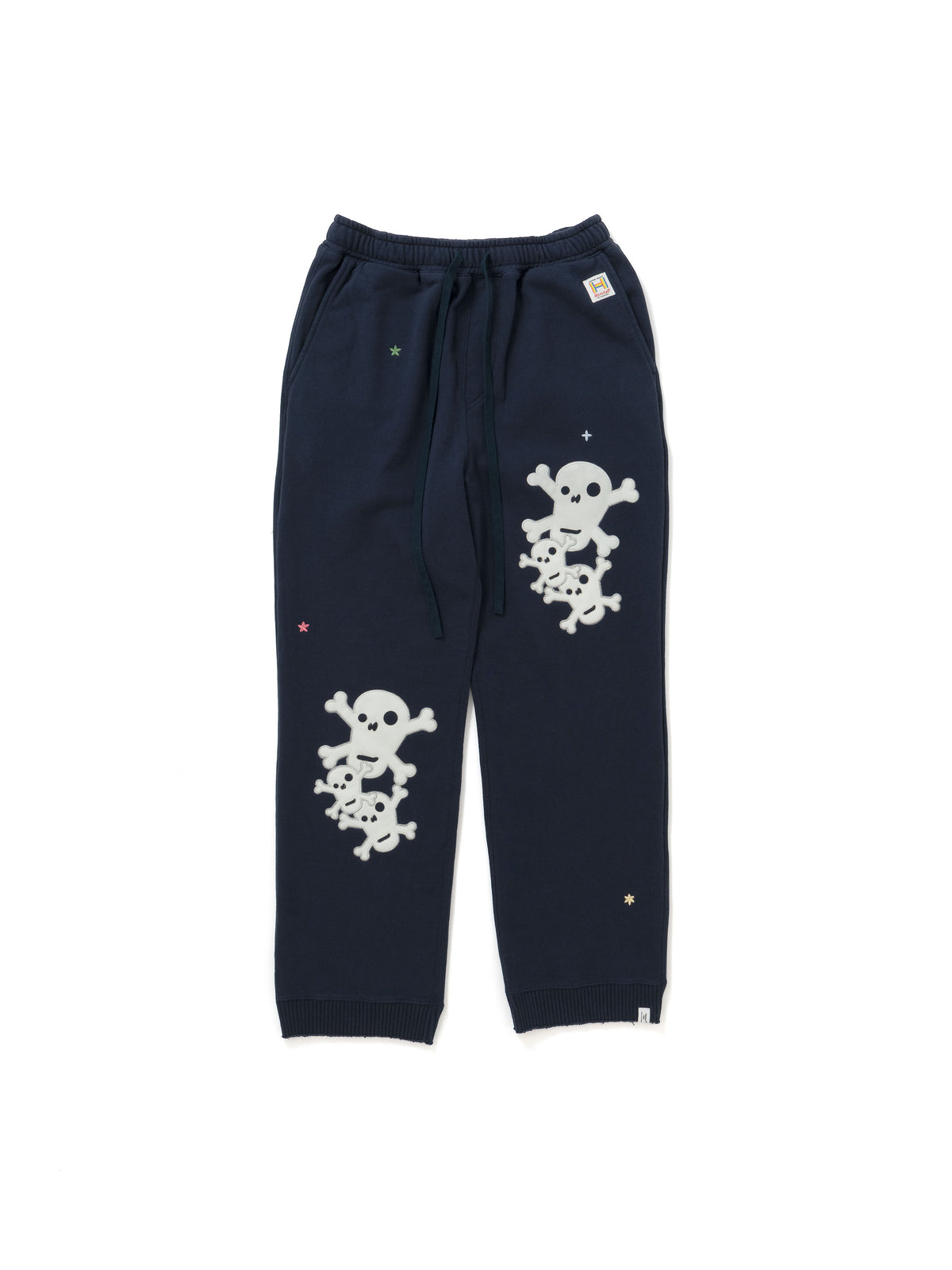 【Perfect ribs®︎ × HAROSHI】Basic Straight Wide Pants / Navy(ベーシック ストレートワイドパンツ/ネイビー)
