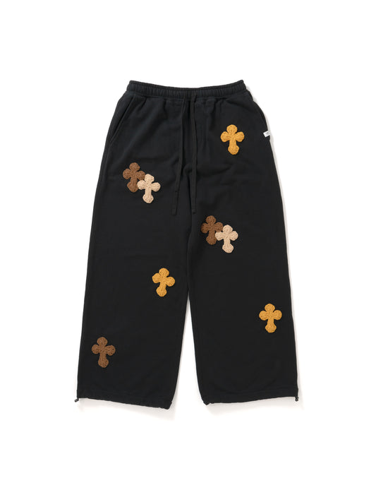 【Perfect ribs®︎×Y.A.R.N.】Basic New Super Wide Sweat Pants / Black(ベーシック ニュースーパーワイドスウェットパンツ/ブラック)