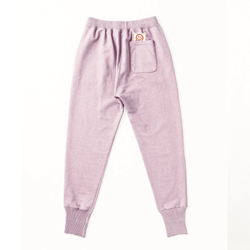 【Perfect ribs×A LOVE MOVEMENT】"HAPPY EXPLORE" Basic Sweat Pants / Light Pink×Wine (ベーシック スウェットパンツ/ライトピンク×ワイン)